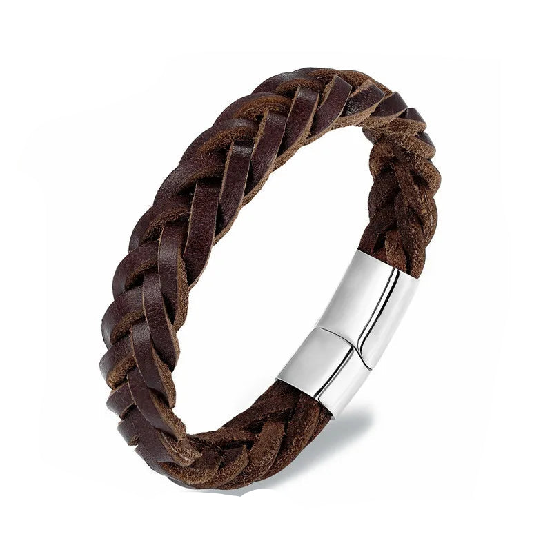 BRAIDED LEATHER BRACELET