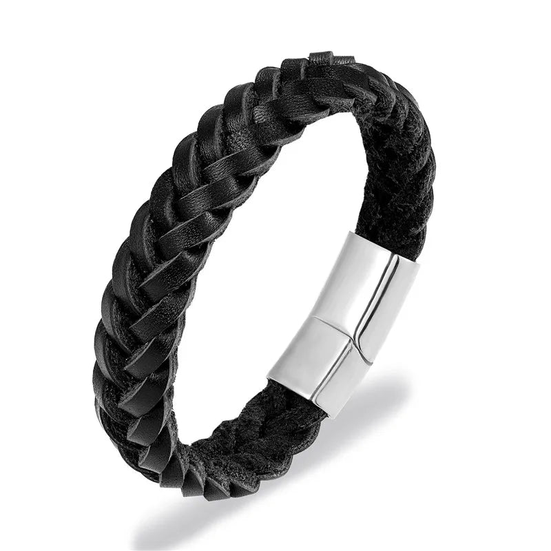 BRAIDED LEATHER BRACELET