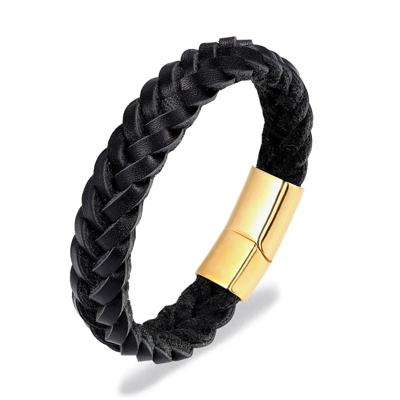 BRAIDED LEATHER BRACELET