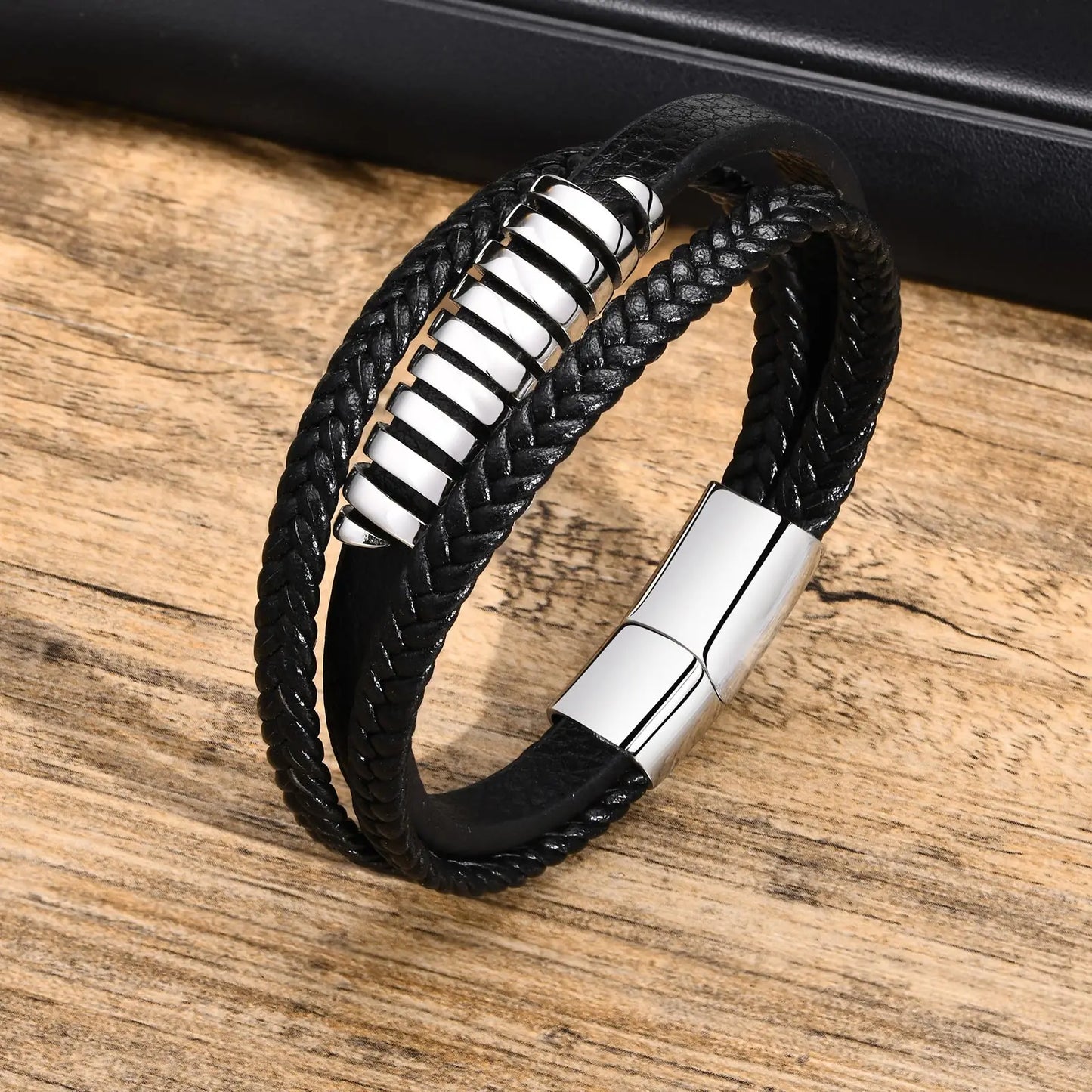 NORSE VIKING LEATHER BRACELET