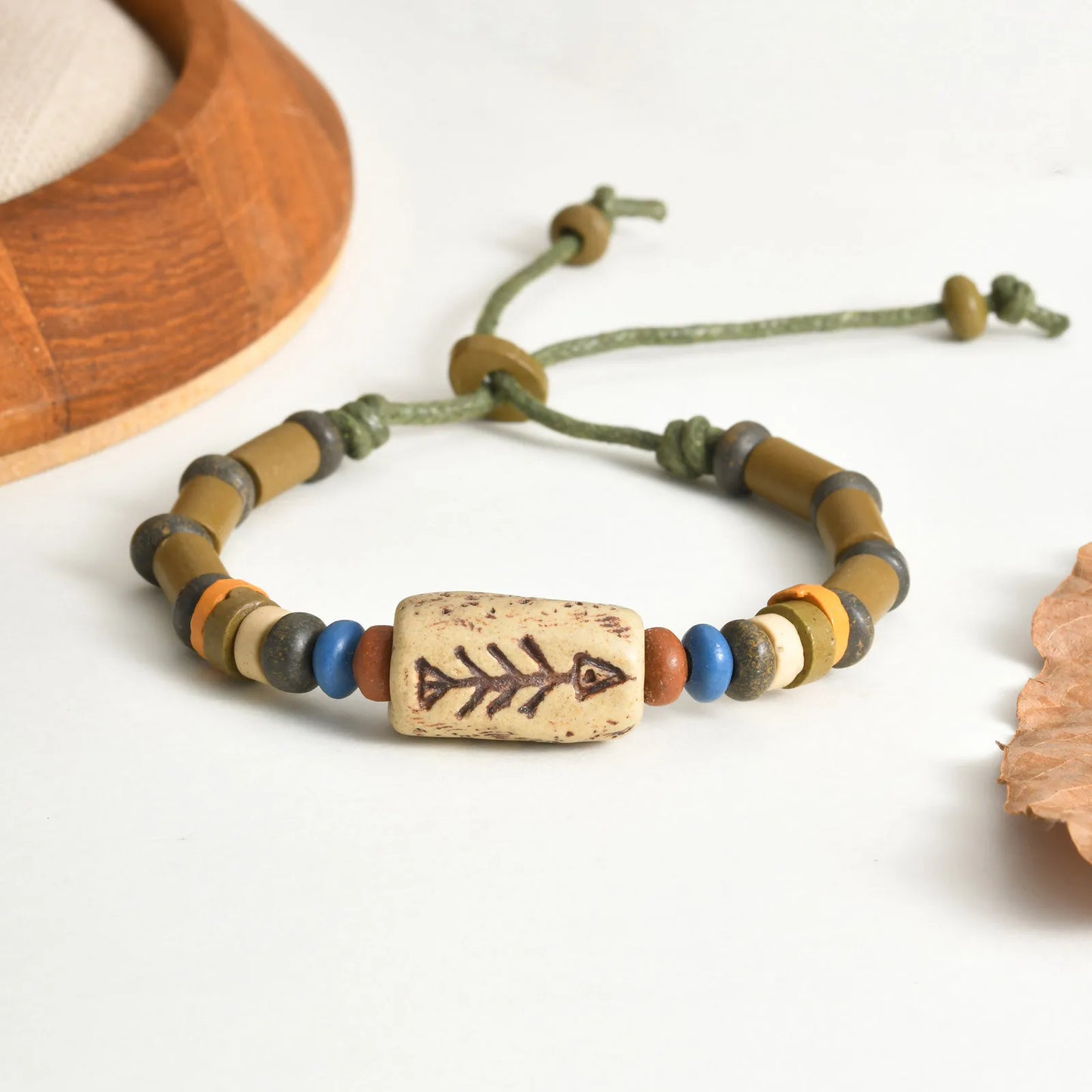 WOODEN FISH BRACELET