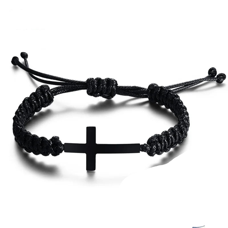 BRACELET WITH CROSS PENDANT