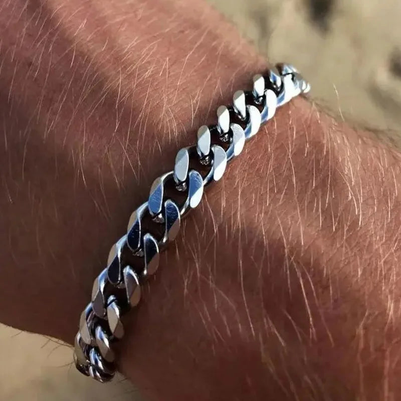 9MM AND 11MM STAINLESS STEEL BRACELET