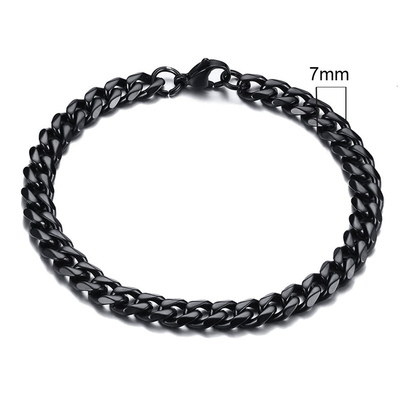 STAINLESS STEEL CHAIN BRACELET