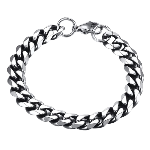 9MM AND 11MM STAINLESS STEEL BRACELET