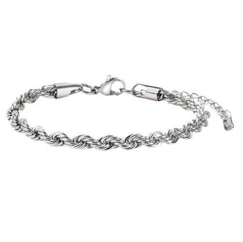 STAINLESS STEEL ROPE CHAIN BRACELET