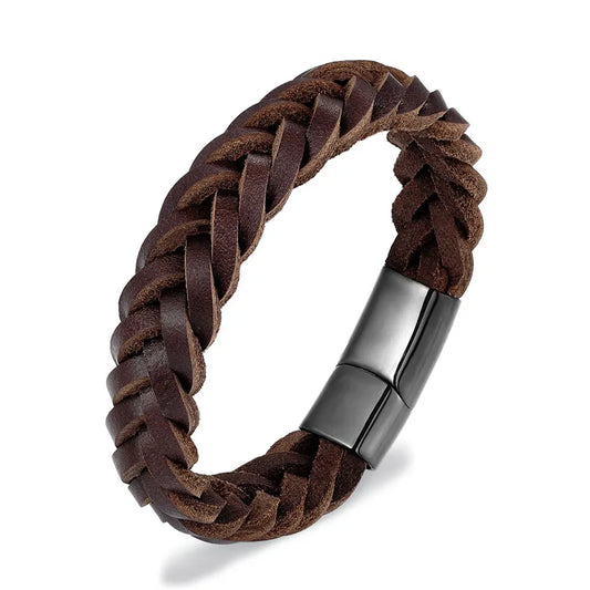 BRAIDED LEATHER BRACELET